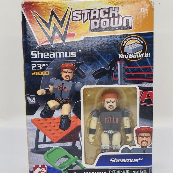 WWE Other - WWE Wrestling C3 Construction💥StackDown Sheamus Playset🆕Sealed Box!/NWT!